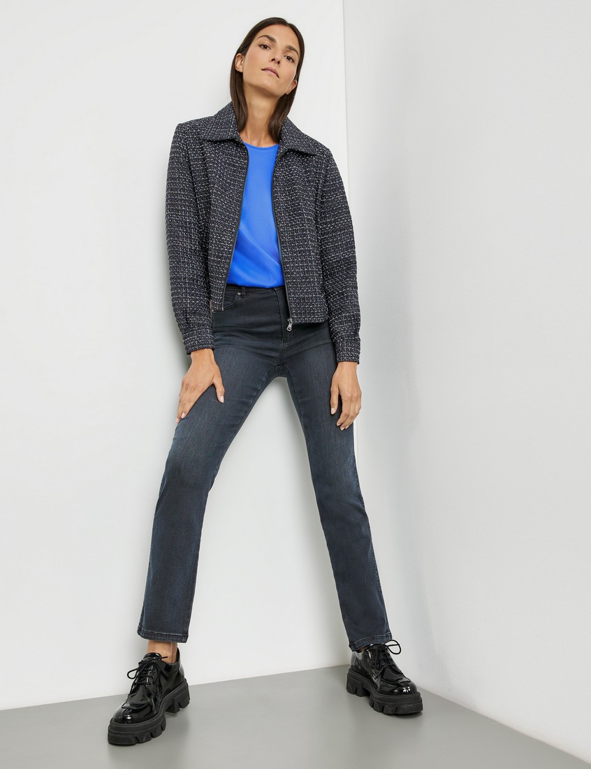 Gerry Weber Bomber Σακάκι σε Εμπριμέ Μπλε φωτογραφία
