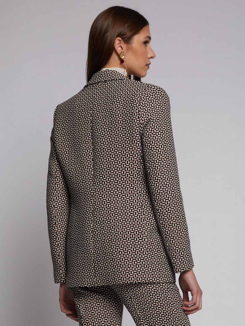 Geometrical Printed Σακάκι σε Εμπριμέ φωτογραφία