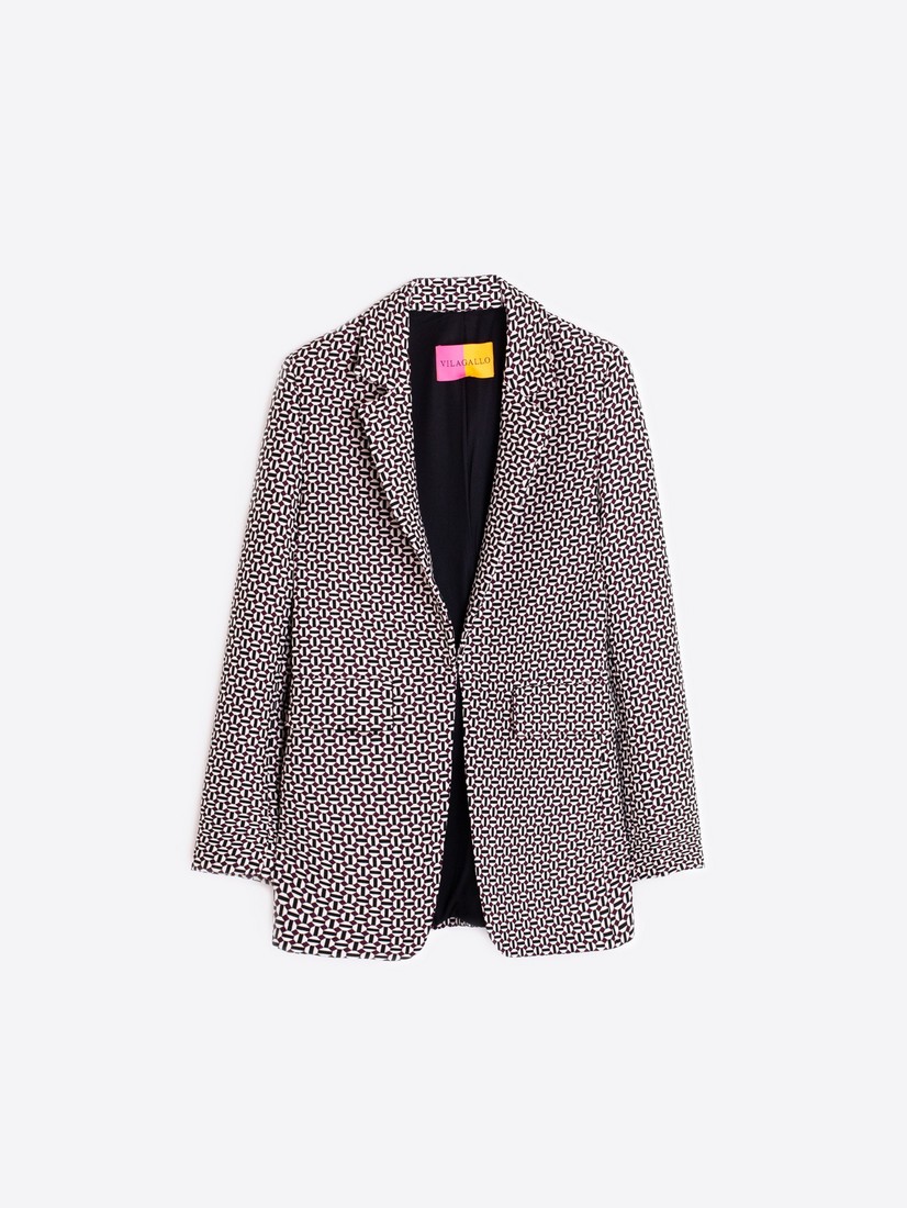 Geometrical Printed Σακάκι σε Εμπριμέ φωτογραφία