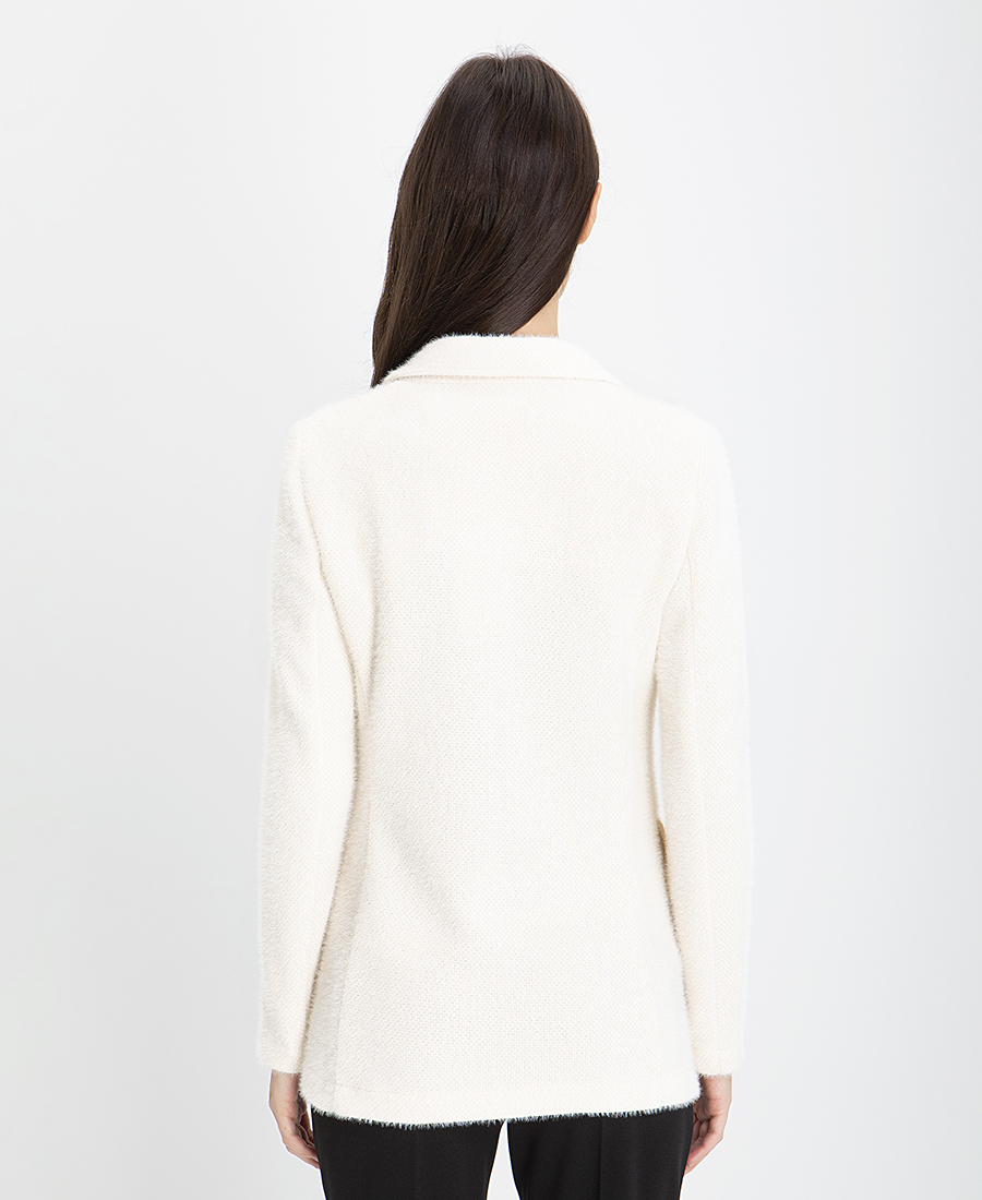 Σακάκι Μονόπετο σε Εκρού φωτογραφία