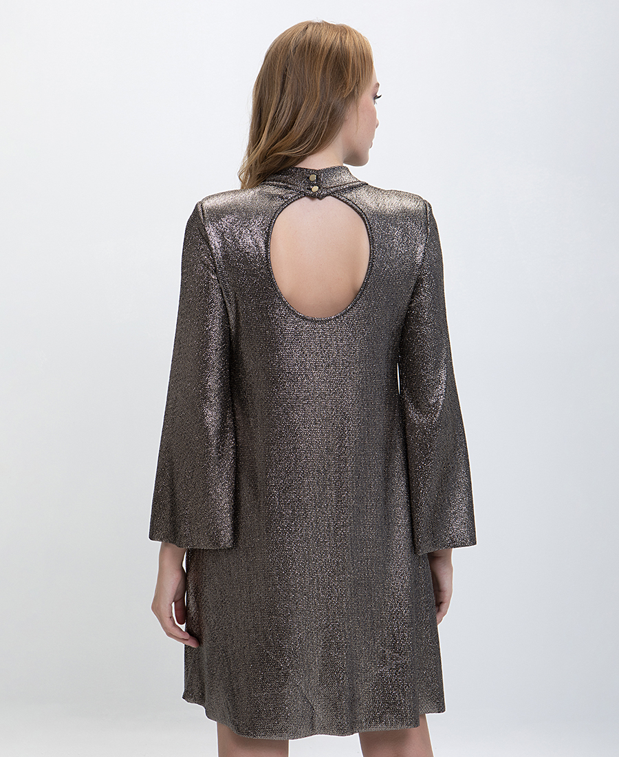 B.YU Φόρεμα Μεταλλικό σε Χρυσό φωτογραφία