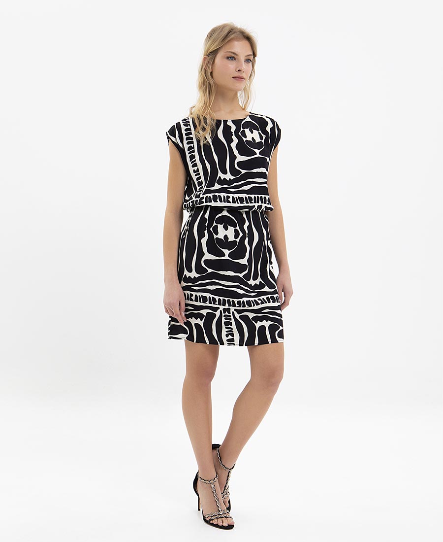 La Fee Maraboutee Animal Print Φόρεμα φωτογραφία