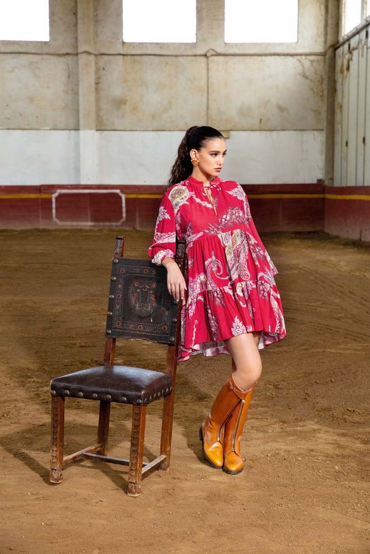 Floral Καφτάνι Kali με τύπωμα από Cashmere φωτογραφία