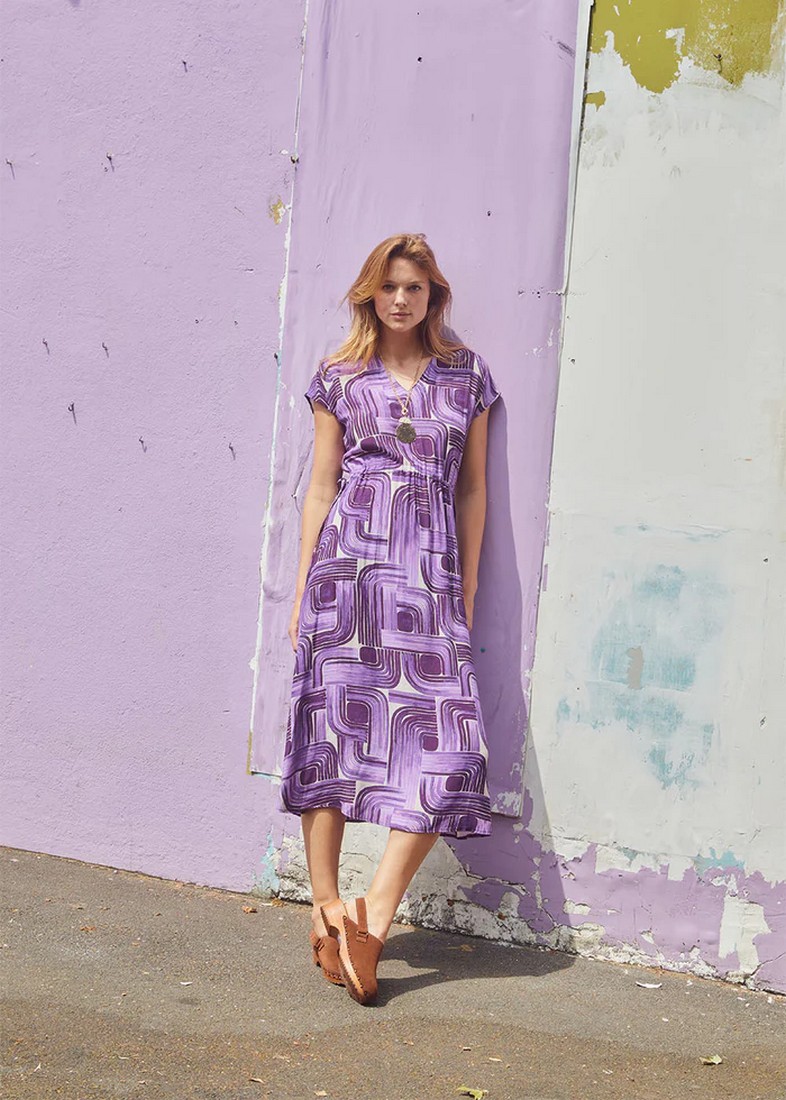 La Fee Maraboutee La Fee Maraboutee Φόρεμα Printed σε Μωβ Εμπριμέ