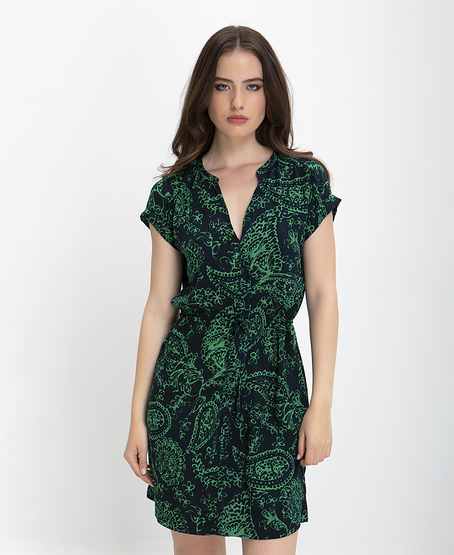 La Fee Maraboutee Φόρεμα Paisley σε Πράσινο Εμπριμέ φωτογραφία