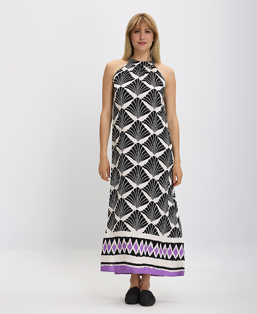 La Fee Maraboutee La Fee Maraboutee Μακρύ Εμπριμέ Αμάνικο Φόρεμα