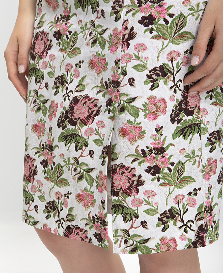 Γυναικεία Ψηλόμεση Floral Φούστα σε Εμπριμέ φωτογραφία