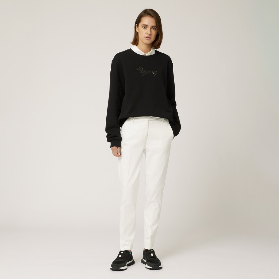 HARMONT & BLAINE Stretch Bαμβακερό Παντελόνι Chinos σε Εκρού φωτογραφία