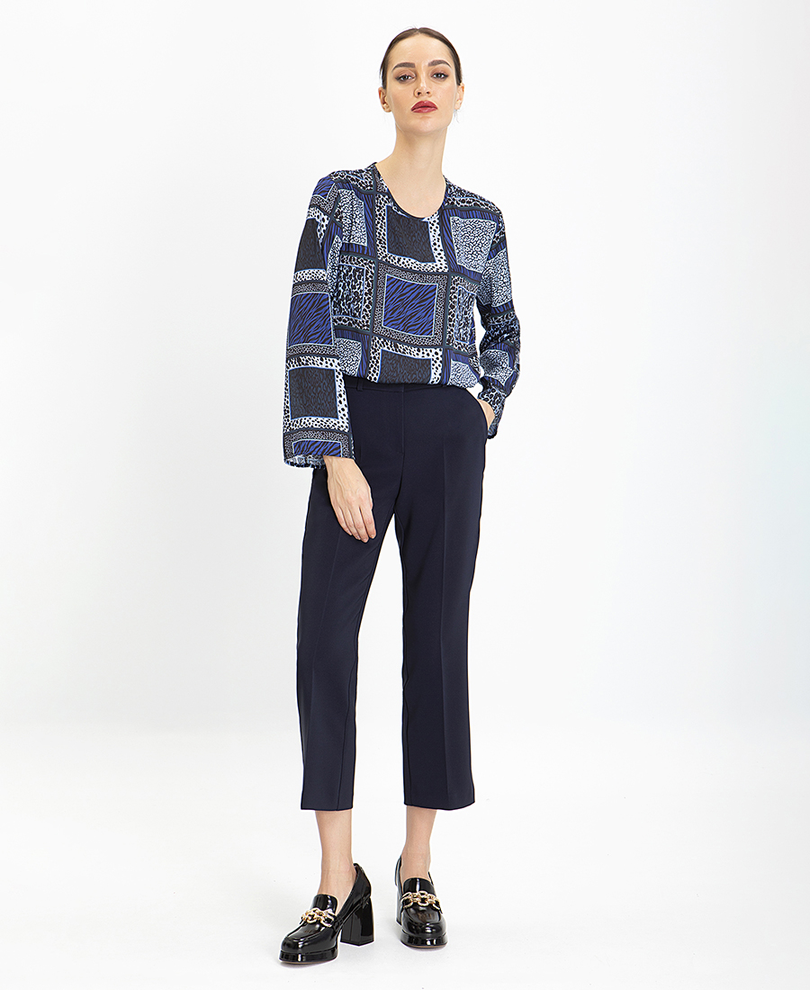 Παντελόνι Crop σε Μπλε φωτογραφία