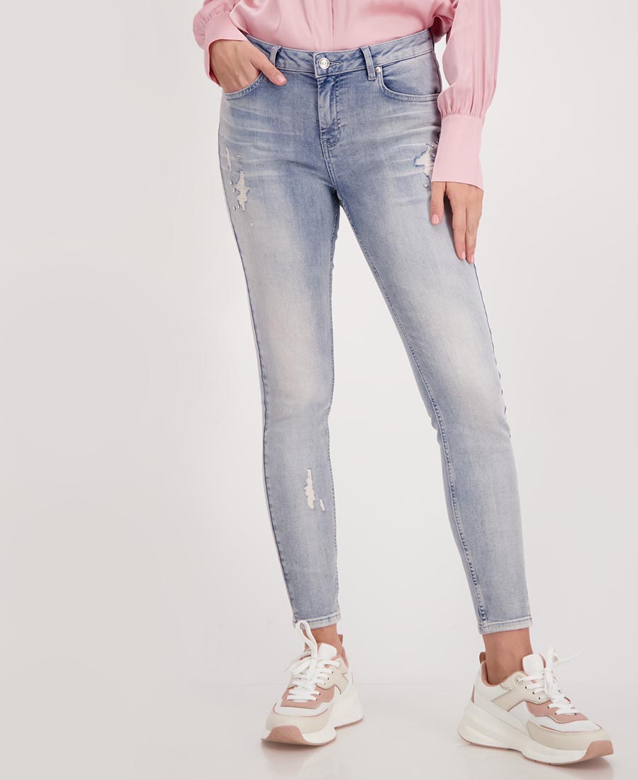  Monari Used denim 5τσεπο slim fit 2025
