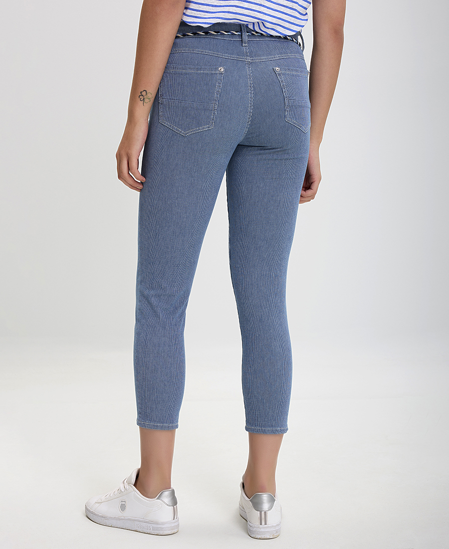 Denim Style Παντελόνι σε Μπλε Ρίγα φωτογραφία