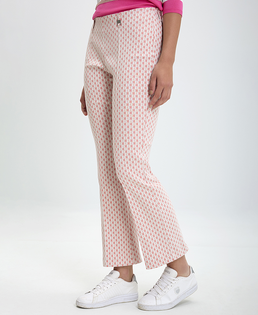 Bianca Παντελόνι Flared σε Εμπριμέ