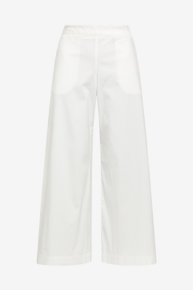 Maliparmi Παντελόνα Stretch Popeline σε Λευκό φωτογραφία