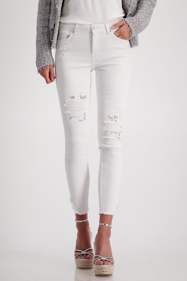 Monari Monari Sparkly Style Skinny Jean σε Πάγου