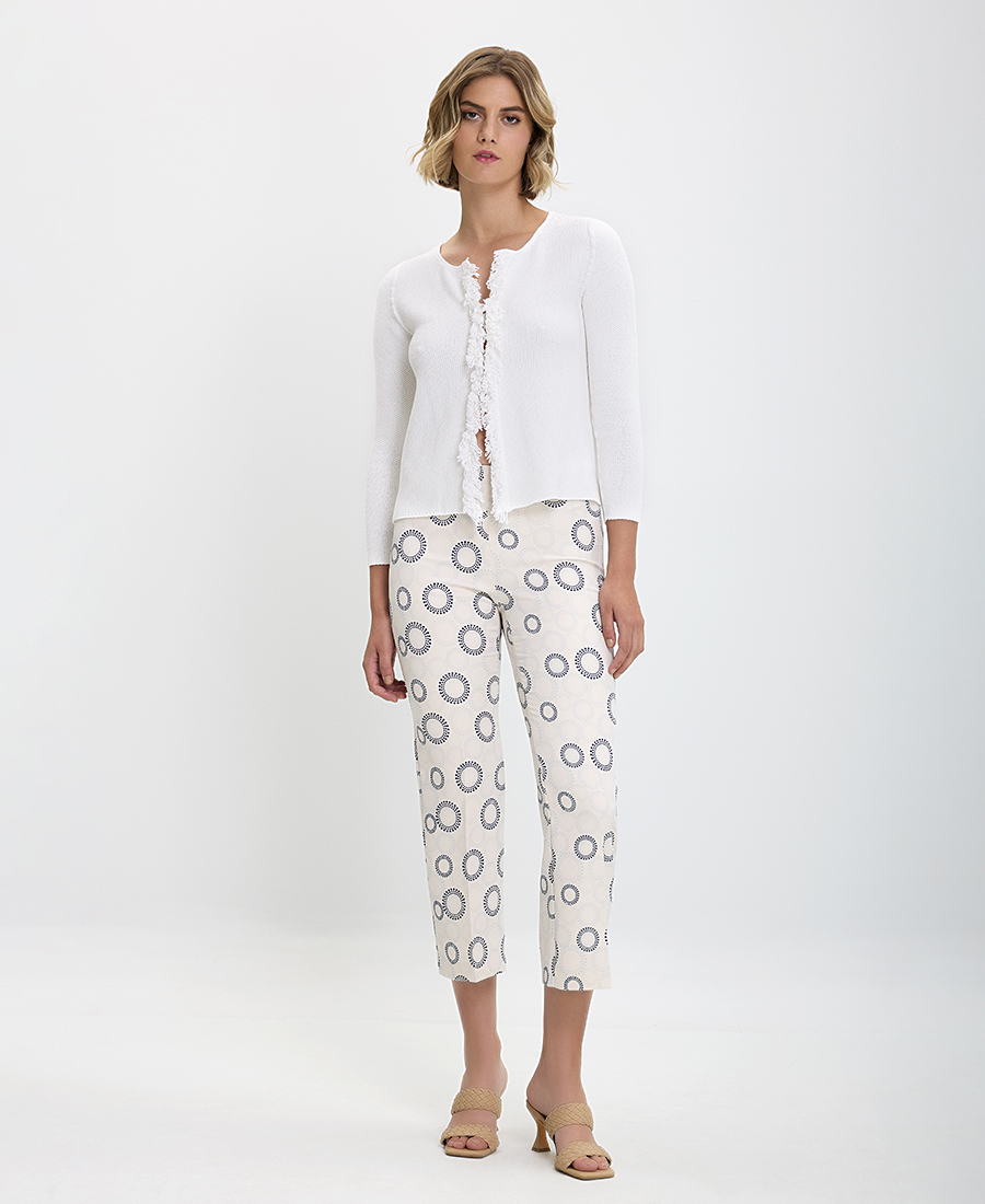 Παντελόνι με Γεωμετρικό Τύπωμα σε Εμπριμέ φωτογραφία