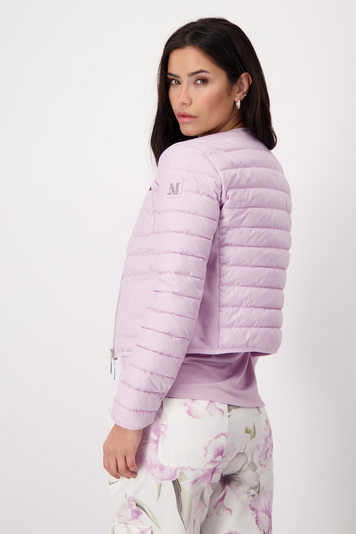 Monari Capitone Puffer Jacket σε Ροζ - 4