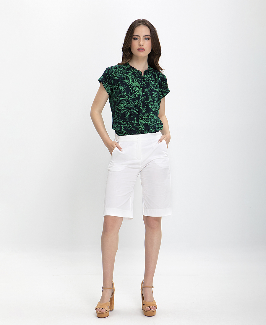 La Fee Maraboutee Πουκάμισο Paisley σε Πράσινο Εμπριμέ φωτογραφία