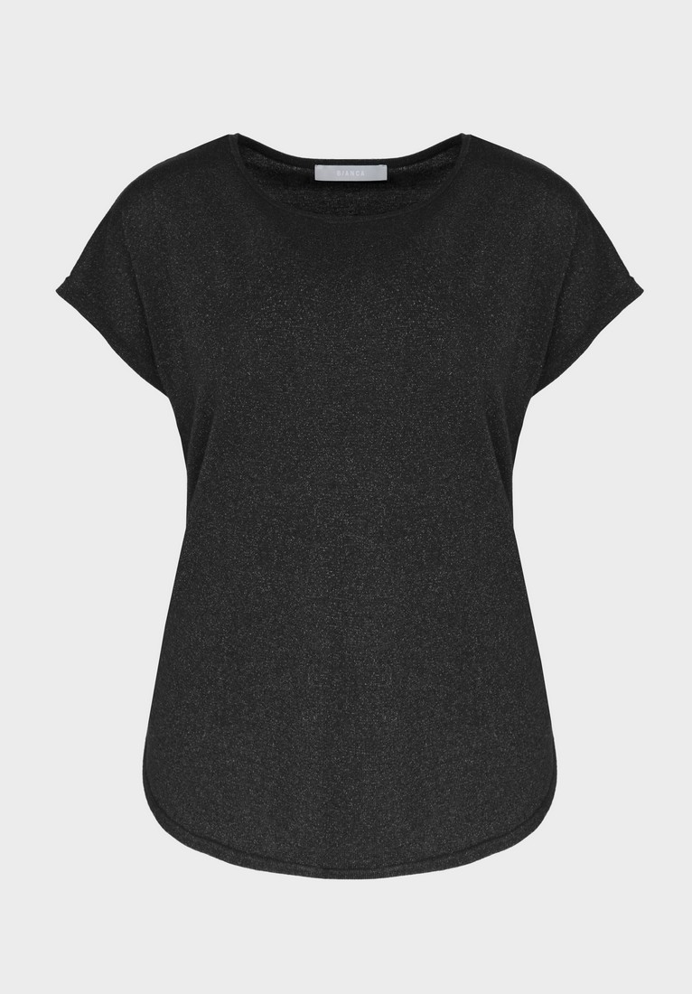 Πλεκτή Μπλούζα Glitter σε Μαύρο φωτογραφία