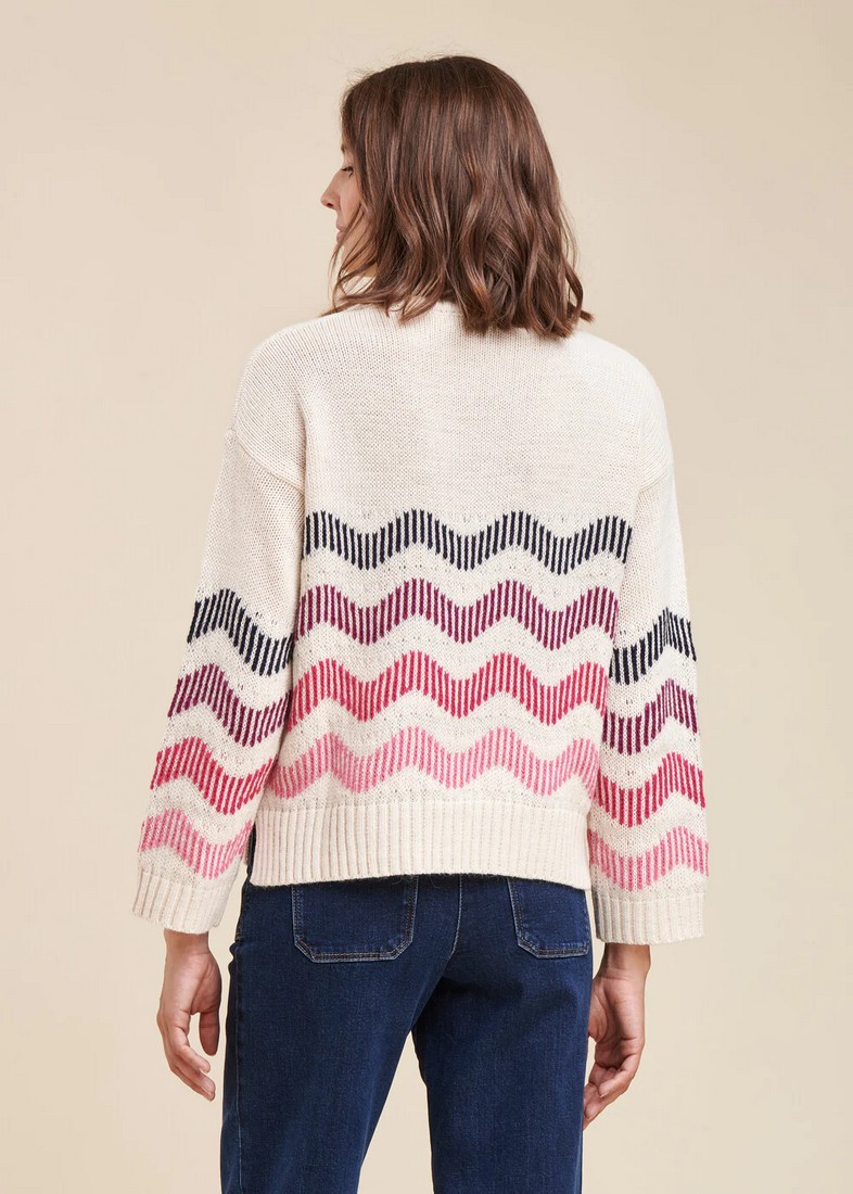 La Fee Maraboutee Πουλόβερ με Σχέδιο σε Εκρού φωτογραφία