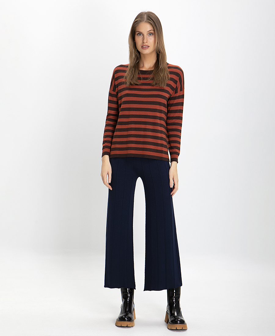 Maliparmi Πλεκτό Πουλόβερ σε Ριγέ φωτογραφία