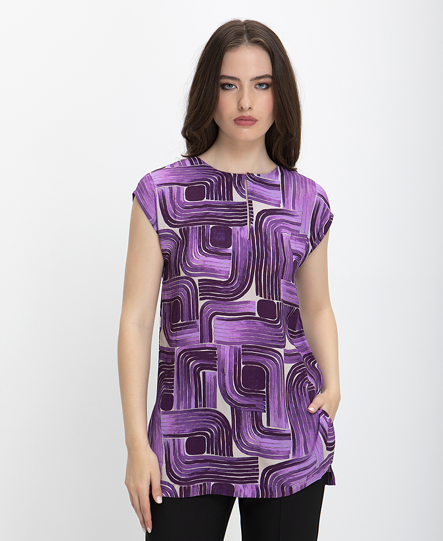 La Fee Maraboutee La Fee Maraboutee Μπλούζα Printed σε Μωβ Εμπριμέ