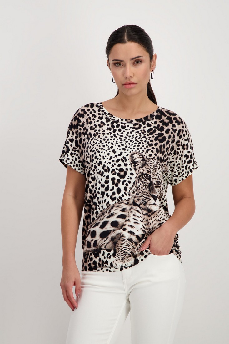 Monari Μπλούζα σε Animal Print