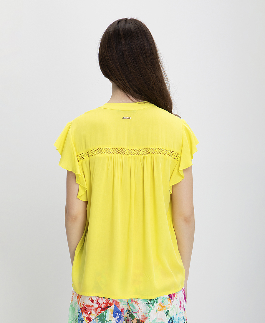 Gaudi Top Muslin σε Κίτρινο φωτογραφία