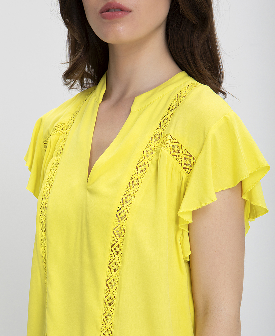 Gaudi Top Muslin σε Κίτρινο φωτογραφία