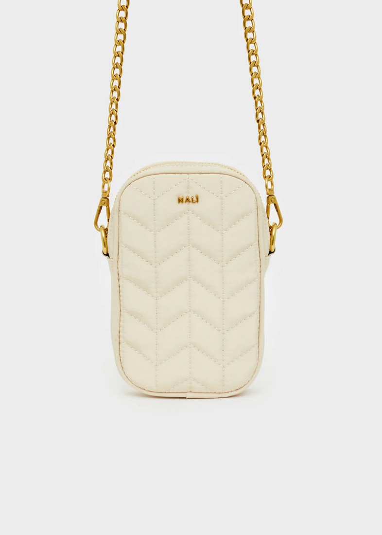 Nali Nali Mini Crossbody Τσάντα σε Λευκό