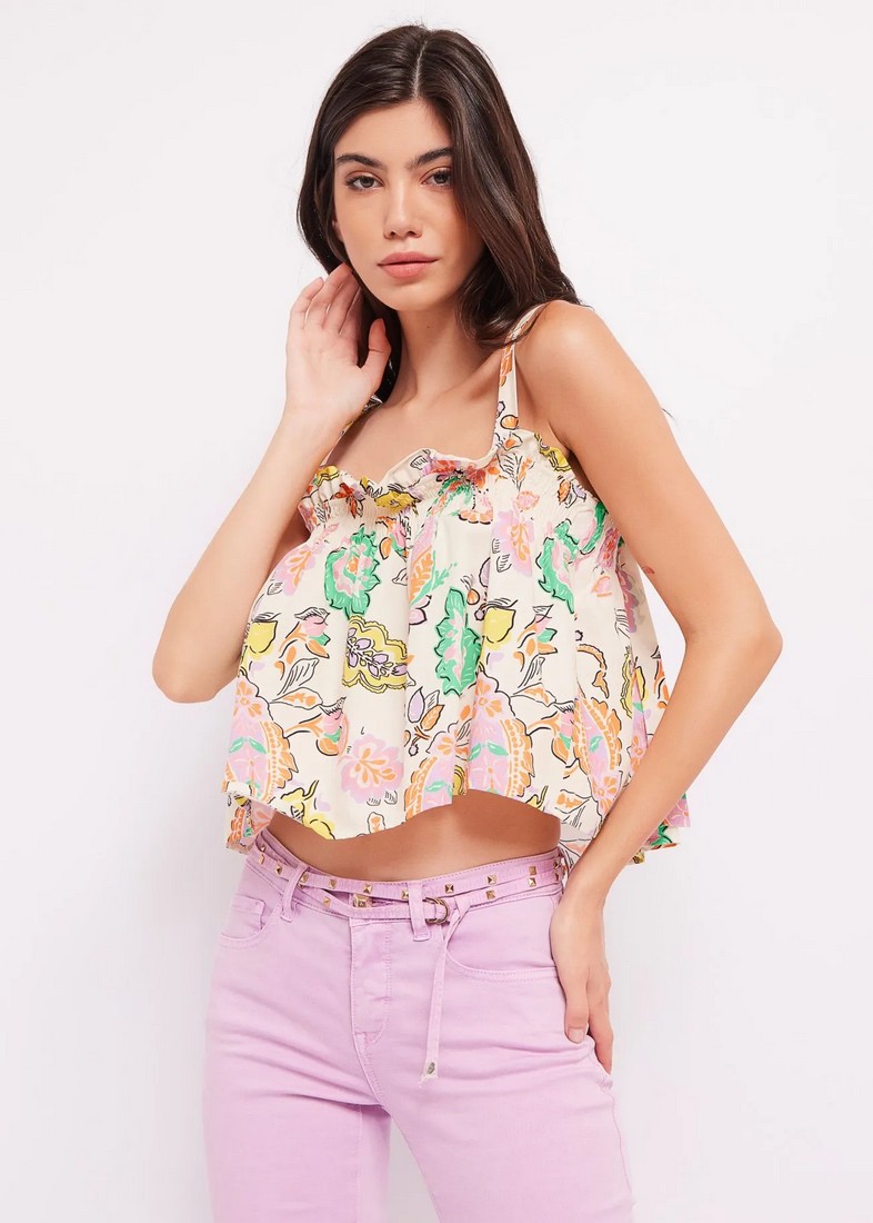 Gaudi Gaudi Top Floarl Printed σε Εμπριμέ