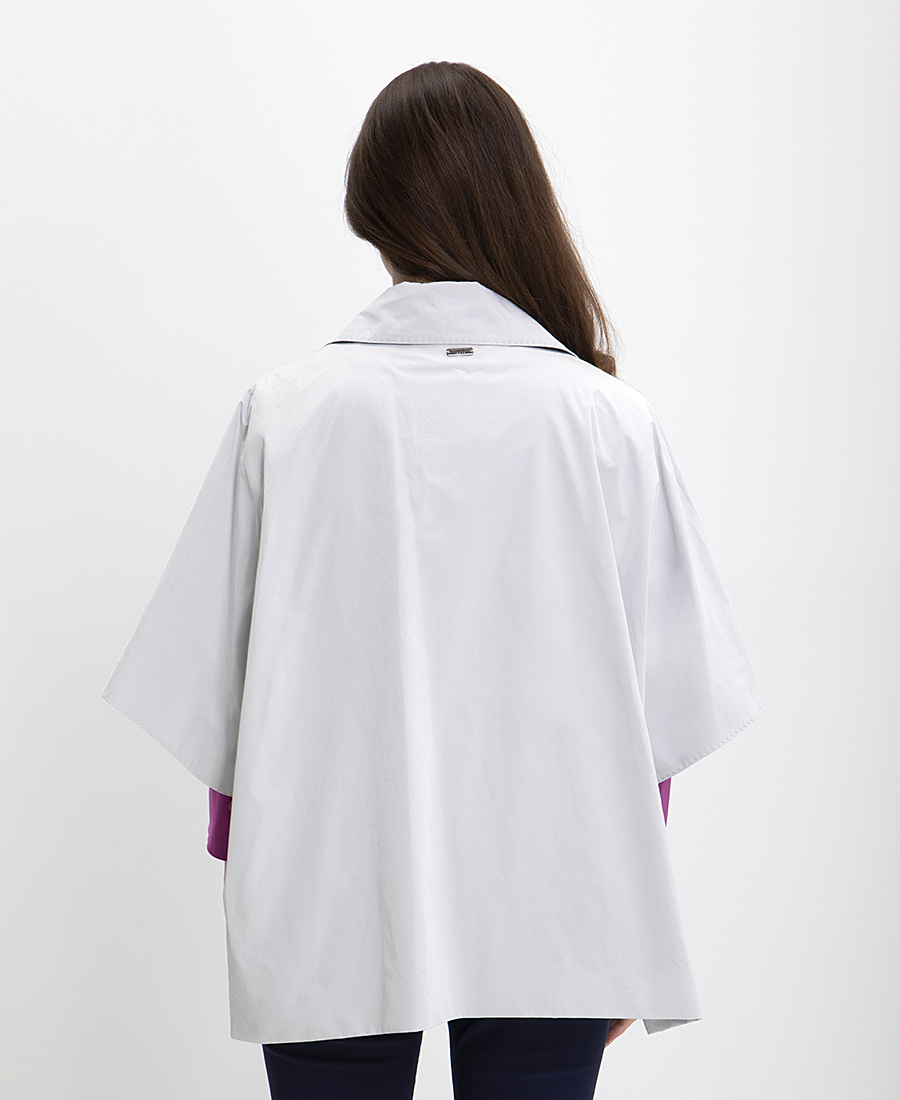 Cinzia Rocca Κάπα Αδιάβροχη σε Ασημί φωτογραφία