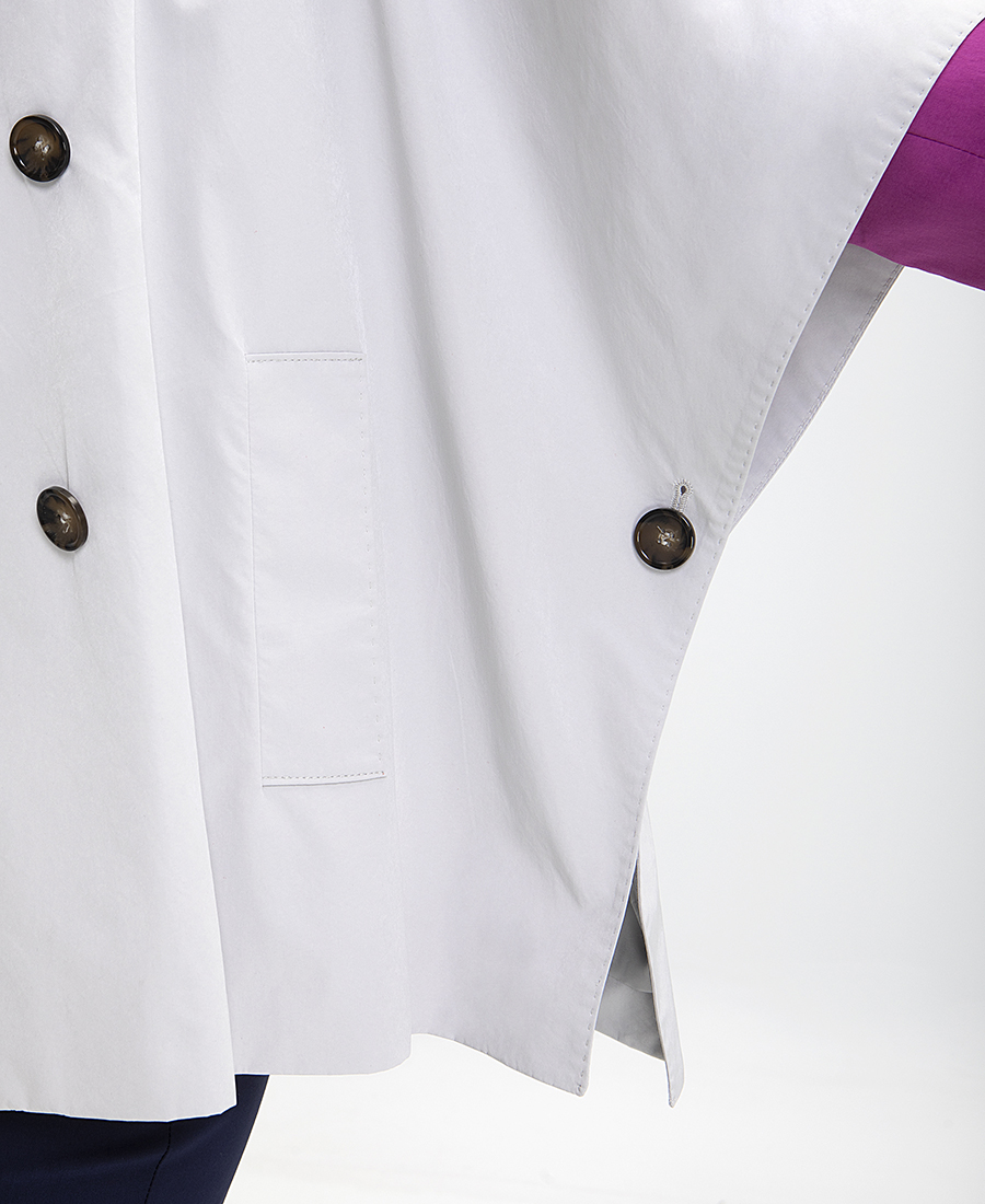 Cinzia Rocca Κάπα Αδιάβροχη σε Ασημί φωτογραφία