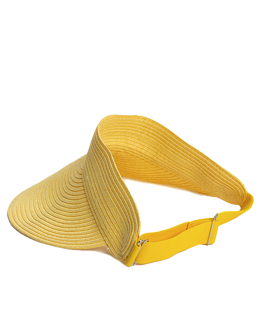 Καπέλο Tennis Raffia σε Κίτρινο φωτογραφία