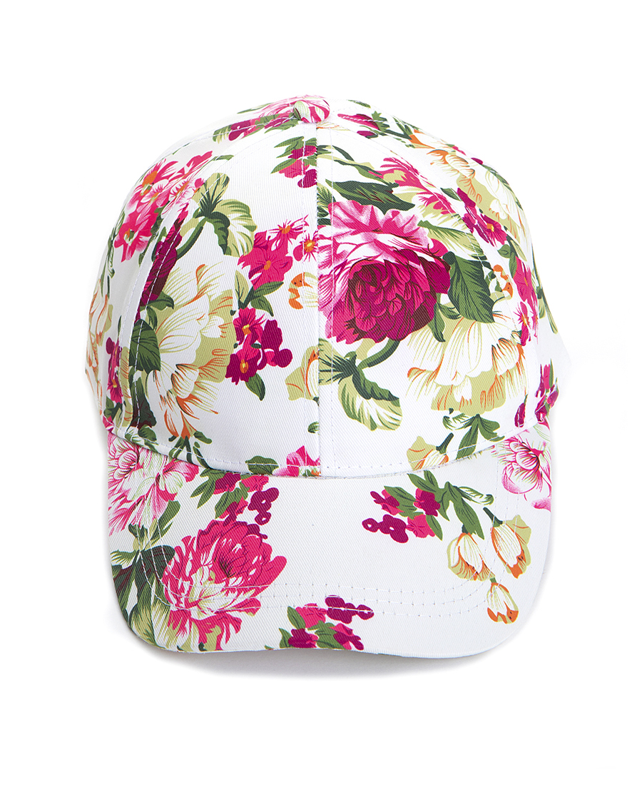 Clarina Καπέλο Jockey Floral σε Εμπριμέ