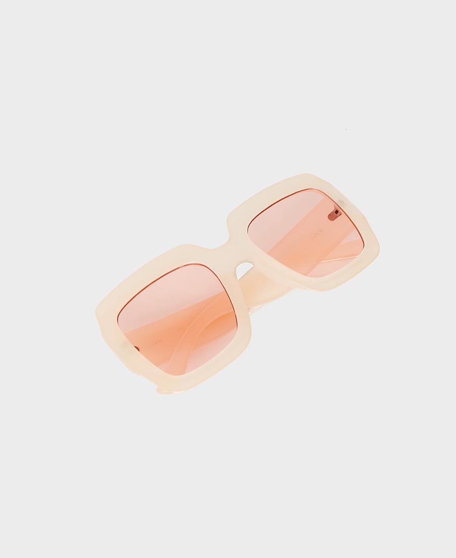  Nali Cream Square Sunglasses 2025