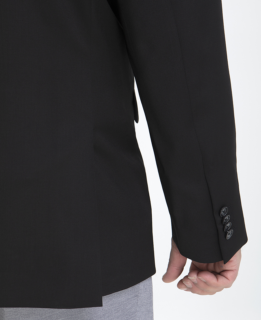 Vardas PLUS SIZE - Ε-motion Kοστούμι Super 100's Natural Stretch σε Μαύρο φωτογραφία