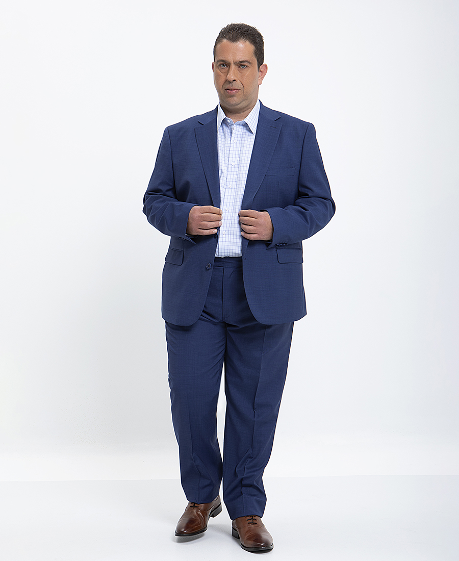 Kaiserhoff Kaiserhoff PLUS SIZE-Κοστούμι με Μικροσχέδιο Modern Fit Reda Flexo