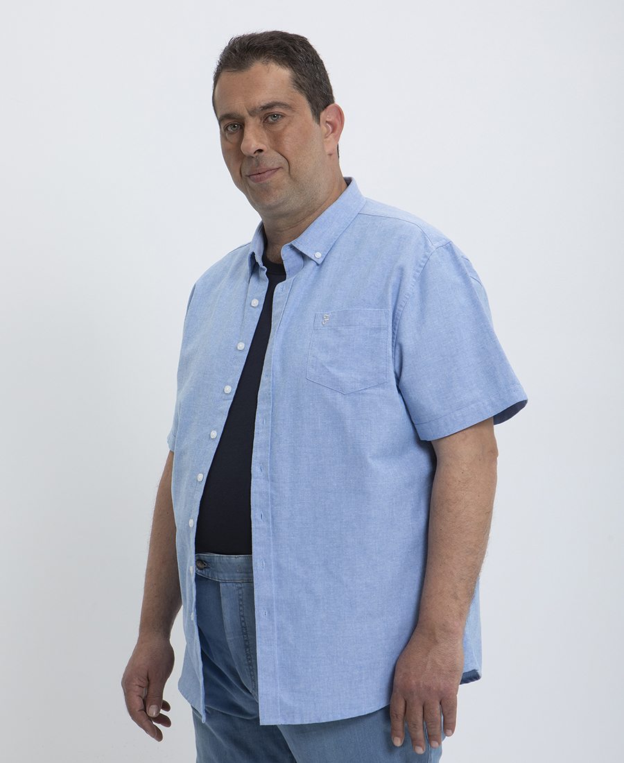 Farah PLUS SIZE-Farah Drayton Oxford Βutton Down Πουκάμισο