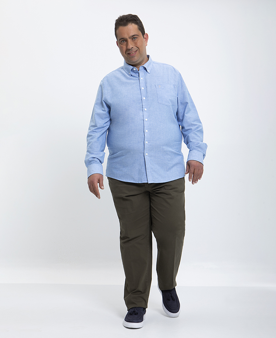 PLUS SIZE-Farah Drayton Oxford Button Down Πουκάμισο φωτογραφία