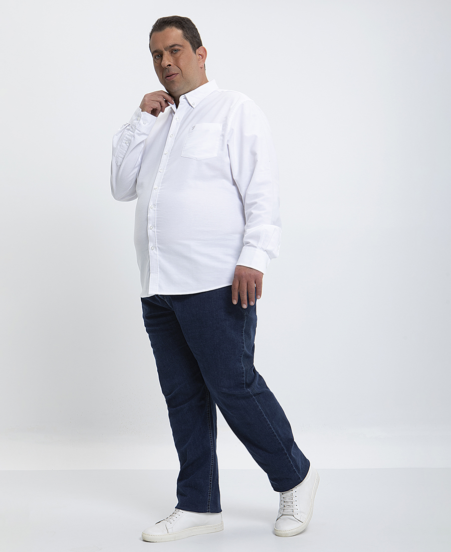 PLUS SIZE-Farah Drayton Oxford Button Down Πουκάμισο φωτογραφία