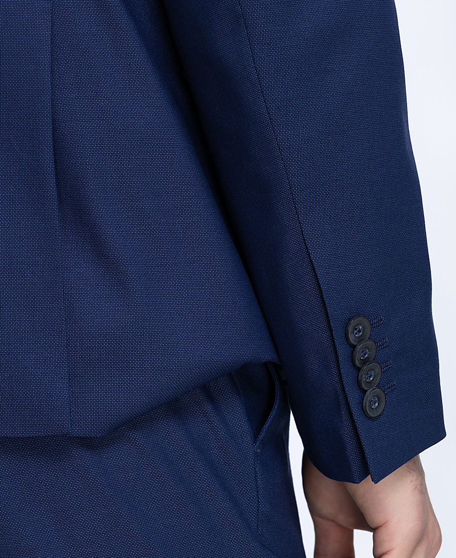 Ανδρικό Κοστούμι Slim Fit Με Κλασικό Πέτο φωτογραφία