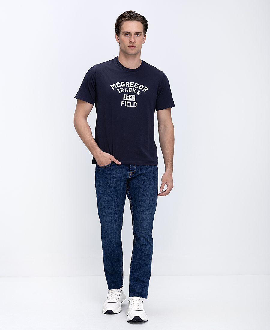 McGregor Ανδρικό Jean Παντελόνι Regular Fit Με Πεντάτσεπο φωτογραφία