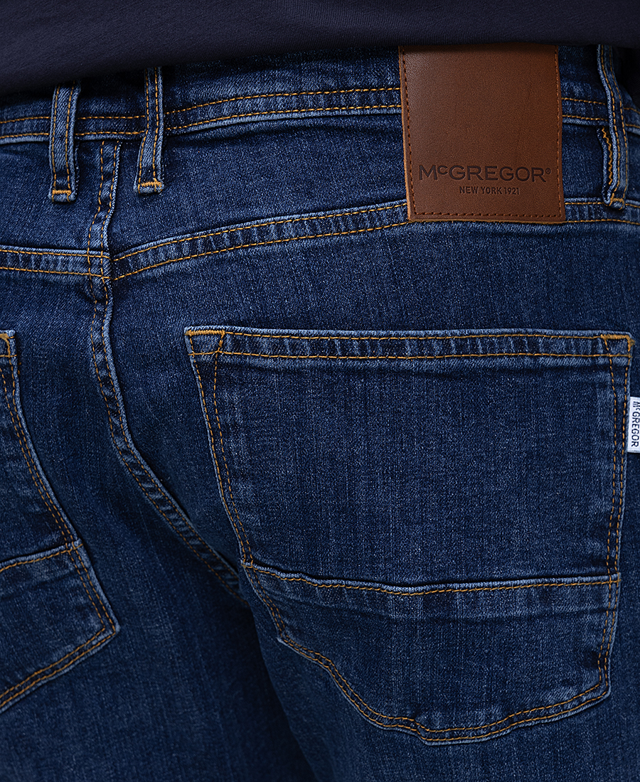 McGregor Ανδρικό Jean Παντελόνι Regular Fit Με Πεντάτσεπο φωτογραφία