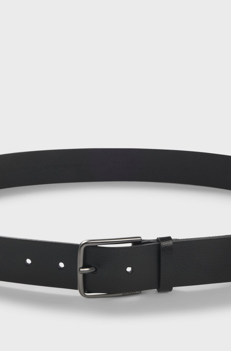 Hugo Ανδρική Ζώνη Regular Fit Δέρμα Με Μεταλλική Αγγράφρα φωτογραφία