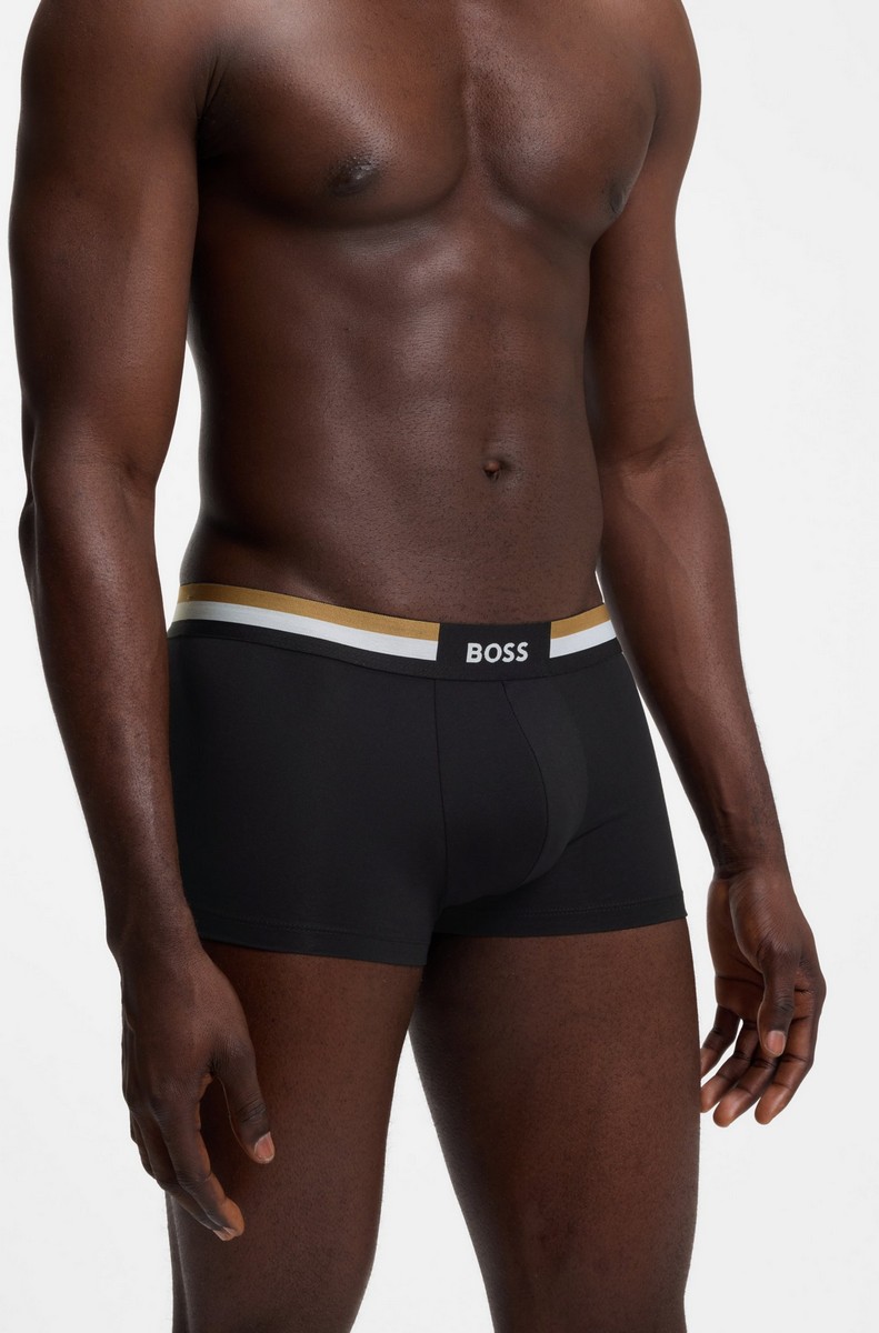 Boss Ανδρικό Σετ 3 Boxer Trunks Regular Fit Με Signature Waistband φωτογραφία