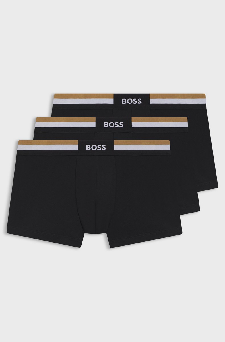 Boss Ανδρικό Σετ 3 Boxer Trunks Regular Fit Με Signature Waistband φωτογραφία