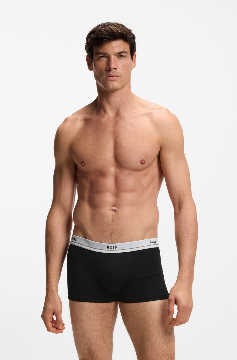 Boss Ανδρικό Σετ 5 Boxer Trunks Regular Fit Με Logo Waistband φωτογραφία
