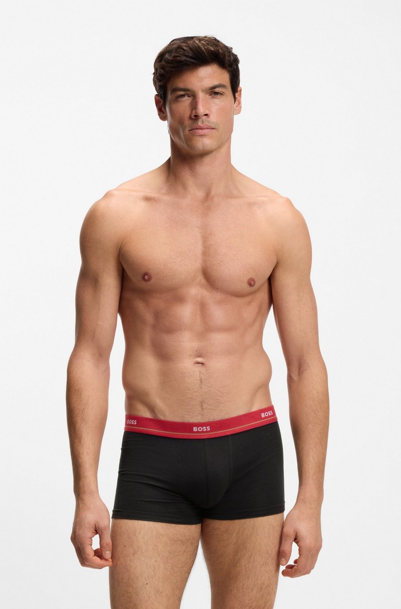 Boss Ανδρικό Σετ 5 Boxer Trunks Regular Fit Με Logo Waistband φωτογραφία