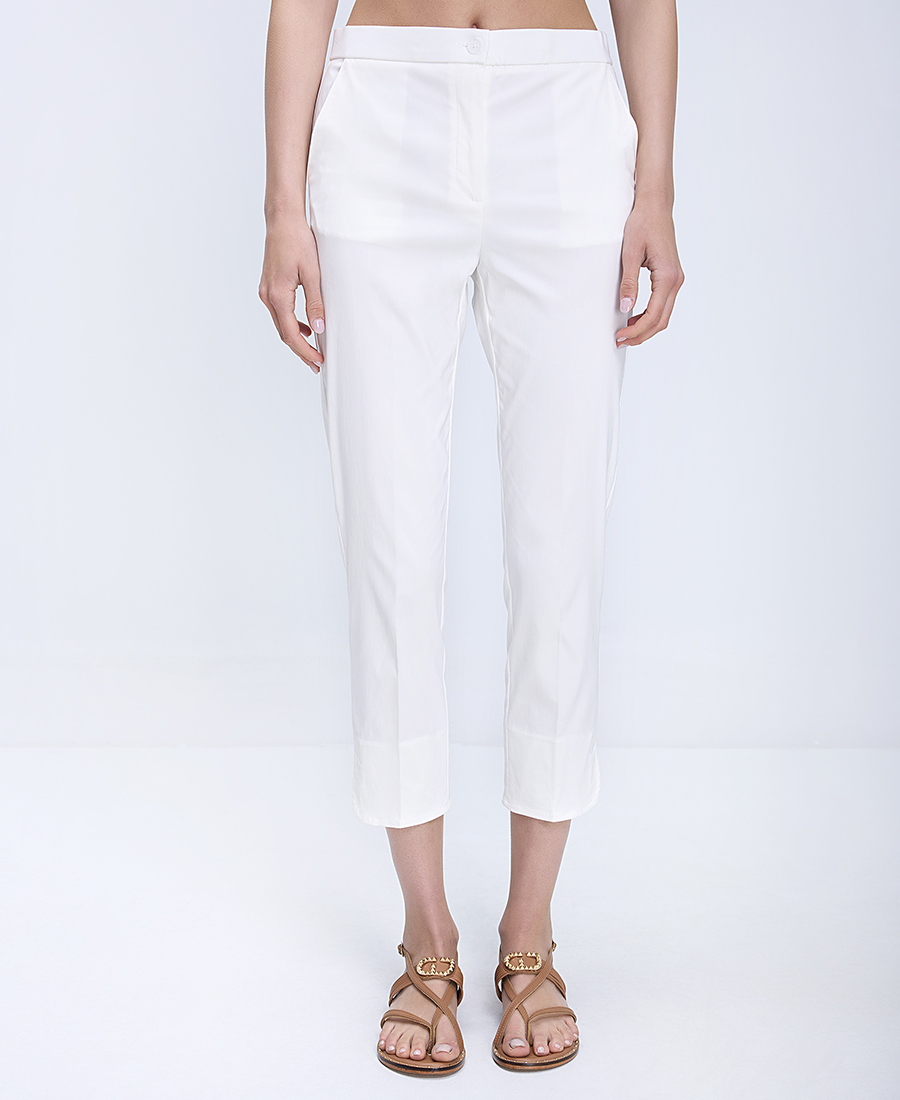 Γυναικείο Παντελόνι Cropped Slim Fit φωτογραφία