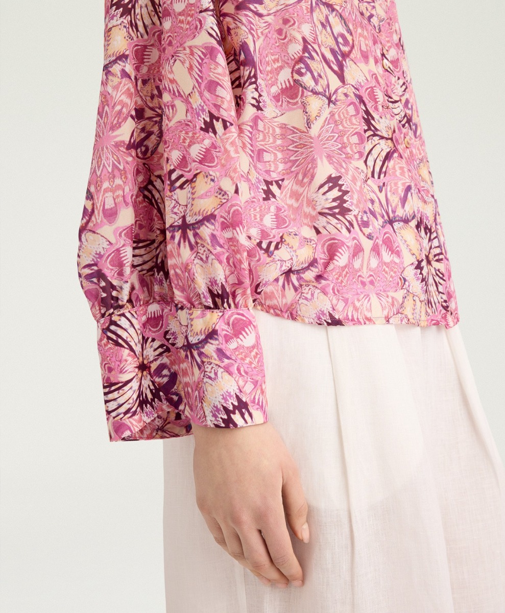 Momoni Γυναικείο Πουκάμισο Franklin Με Floral Butterfly Μοτίβο φωτογραφία